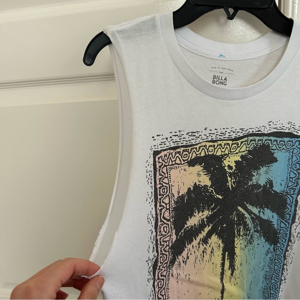Billabong Cut-Sleeve Style Muscle Tank Top - Picture 5 of 6